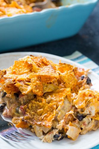 Cheesy Dorito Chicken Casserole