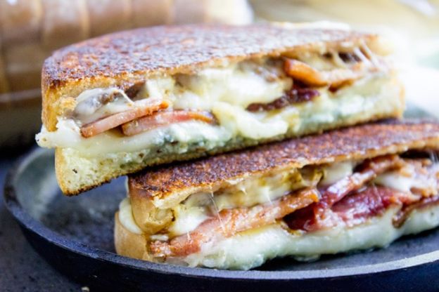 Fig and Bacon Grilled Cheese