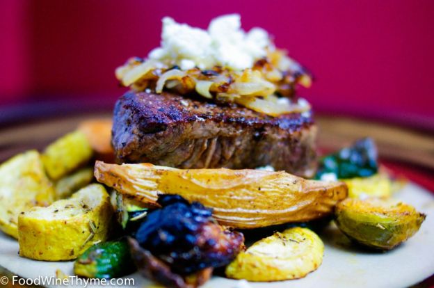 Filet Mignon with Roasted Vegetables