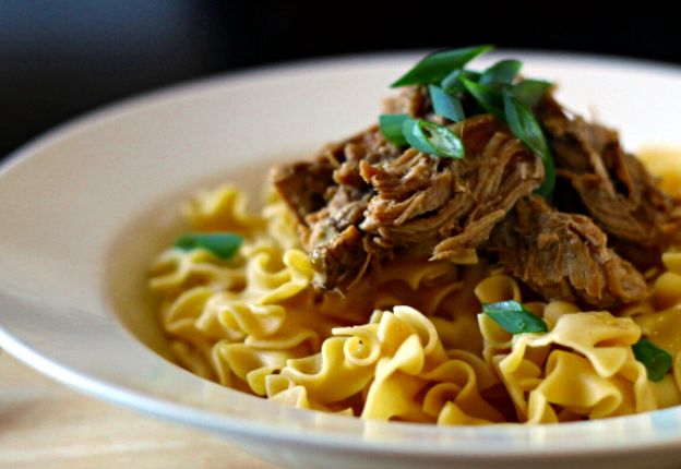 Filipino pork and noodles