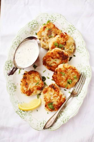 Crispy Potato Fish Cakes with Cod