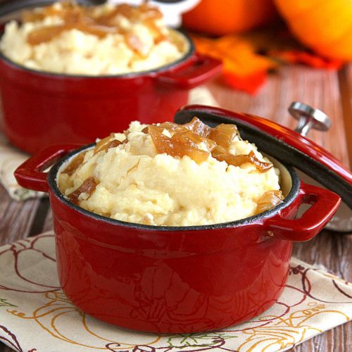 French onion mashed potatoes