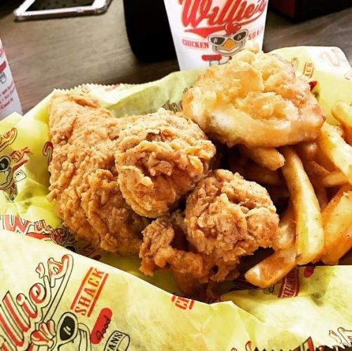 Fried Chicken And Biscuits