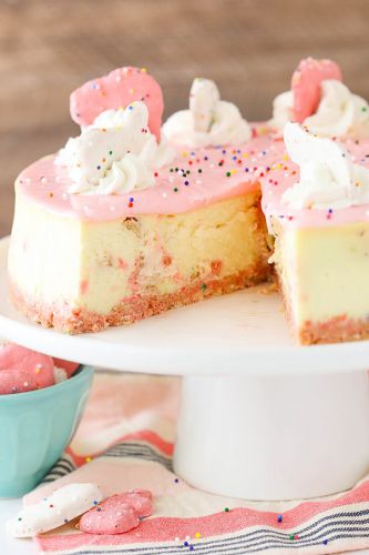 Frosted Animal Cookie Cheesecake