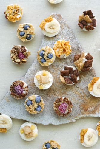 Frozen Fruit and Cereal Bites