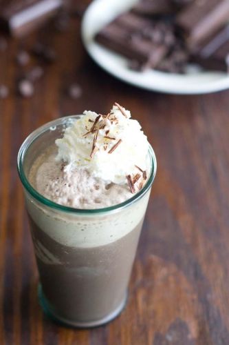 Frozen hot chocolate