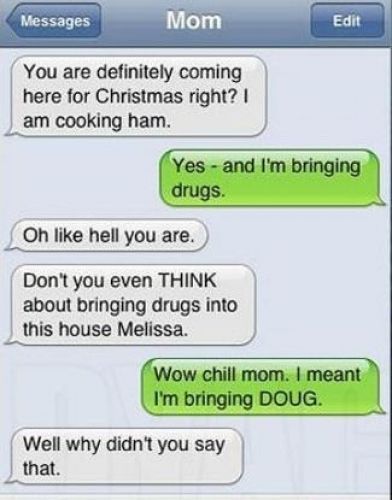 Awkward Texts Between Parents and Kids