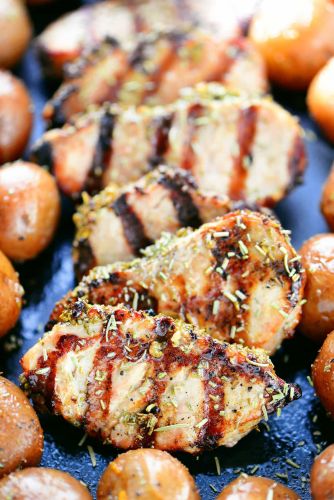 Garlic Rosemary Pork Tenderloin