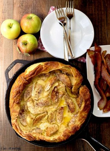 Caramelized apple pancake (Germany)