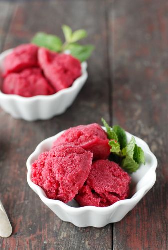 Ginger beet sorbet