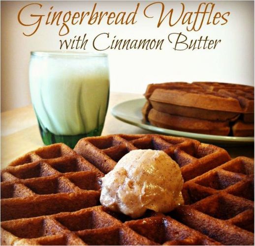 Gingerbread waffles