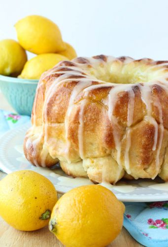 Glazed Lemon Monkey Bread