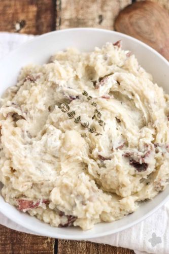 Goat cheese mashed potatoes