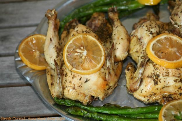 Greek Cornish hens