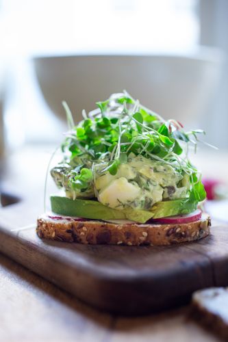 Green Goddess Egg Salad with Avocado and Dill