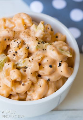 Green chile mac and cheese