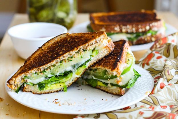 Green Goddess Grilled Cheese Sandwiches