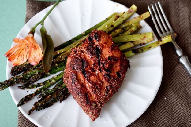 Grilled Blackened Tuna Steaks