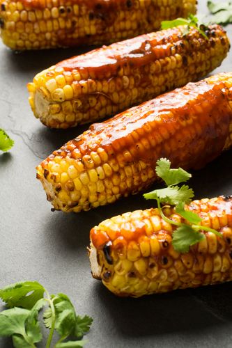 Grilled Corn With Barbecue Sauce