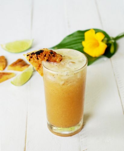 Grilled Pineapple & Lime Mocktail