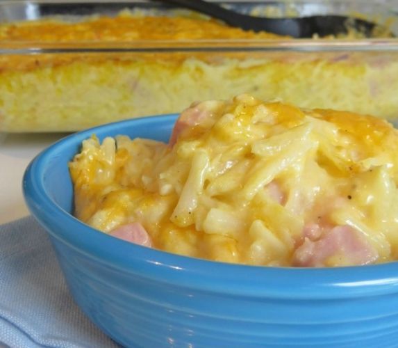 Ham and Hash Brown Casserole