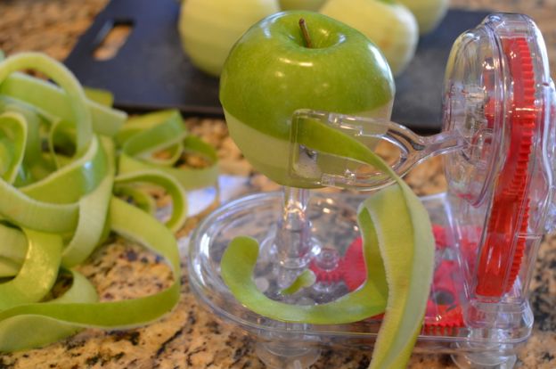 Use A Hand-Crank Apple Peeler