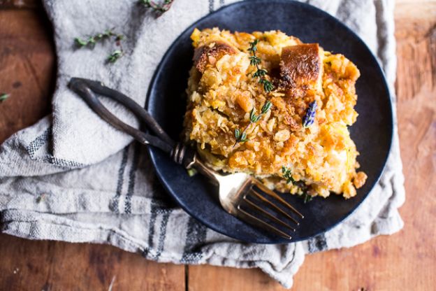 Healthier Chicken and Zucchini Noodle Casserole