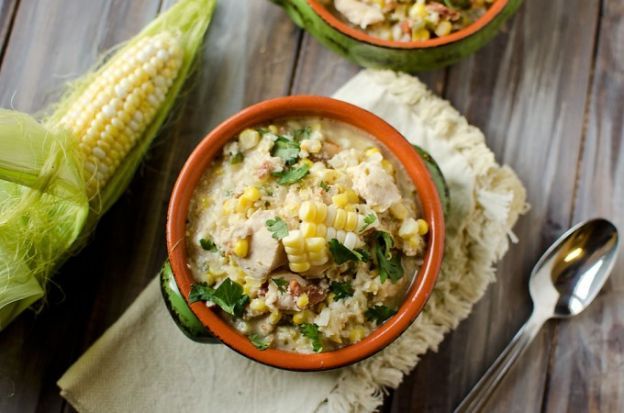 Healthy Crock Pot Jalapeno Chicken Sweet Corn Soup