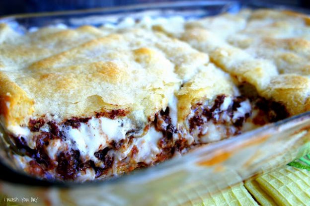 Hidden S'mores Dessert Casserole