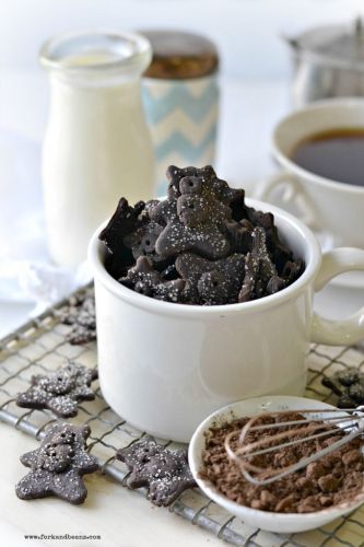 Homemade Chocolate Teddy Grahams