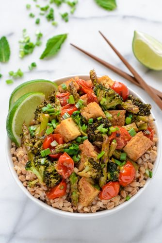 Honey Lime Tofu Stir-Fry