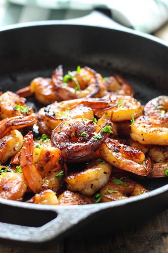 Honey garlic shrimp