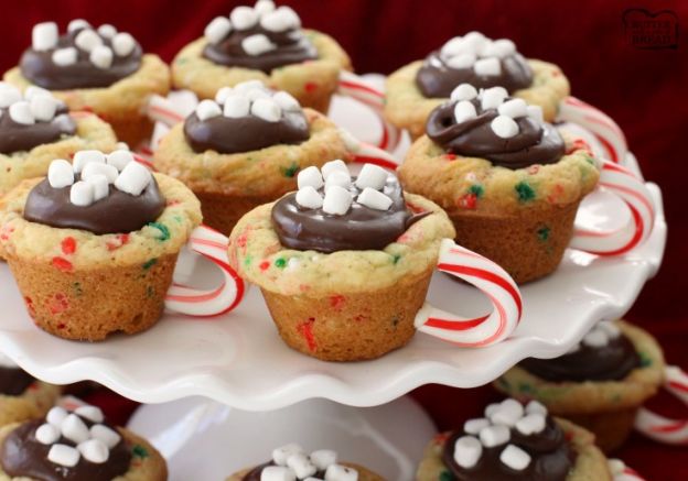 Hot Chocolate Cookie Cups