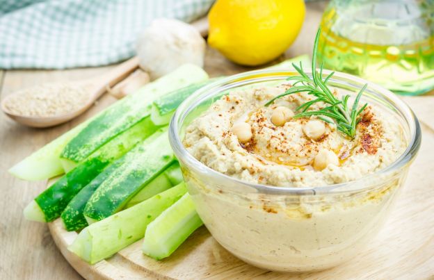 Hummus and Cucumber