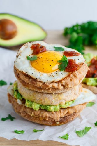 Huevos Rancheros Breakfast Sandwich