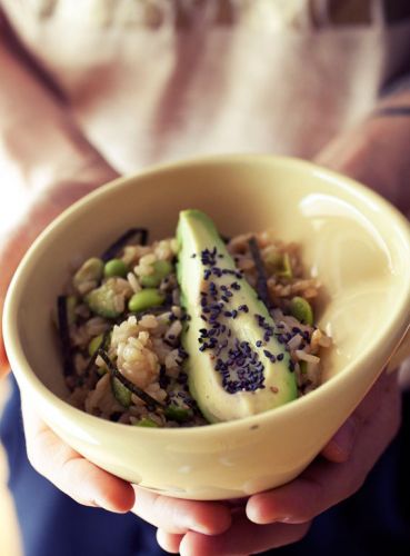 Rice and bean salad