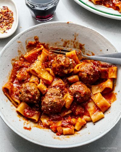 Instant Pot Pasta and Meatballs