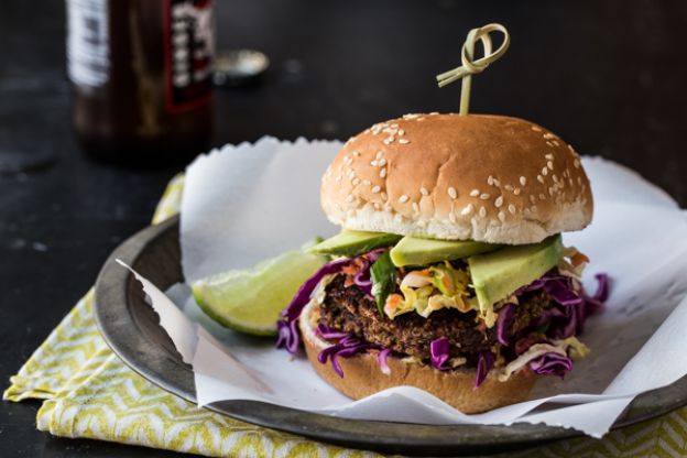 Jamaican Jerk Veggie Burger