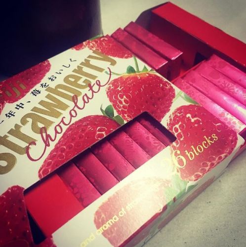 Japan - Meiji's Strawberry Chocolate