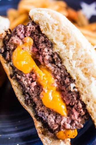 10. Stuff your burger with cheese