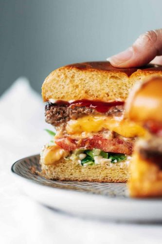 10. Stuff your burger with cheese