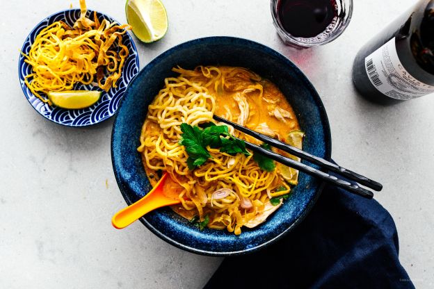 Khao Soi (Thai Coconut Curry Noodle Soup)