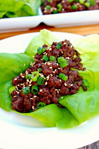 Korean Beef Lettuce Wraps