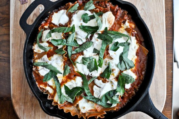 Skillet lasagna