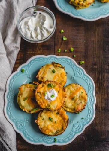 Leftover Cheesy Mashed Potato Muffins