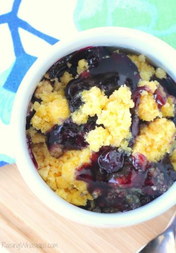 Gluten-Free Lemon Blueberry Dump Cake