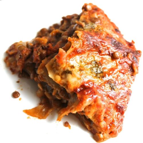 5-Ingredient Easy Lentil Lasagne