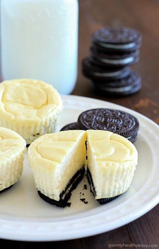 Mini Cheesecakes with Oreo Crust