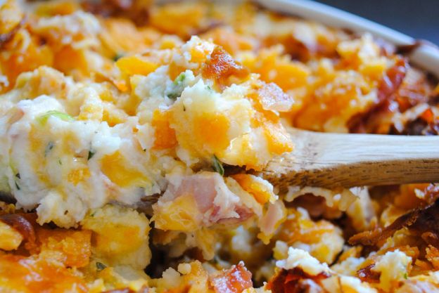 Loaded Mashed Potato Bake