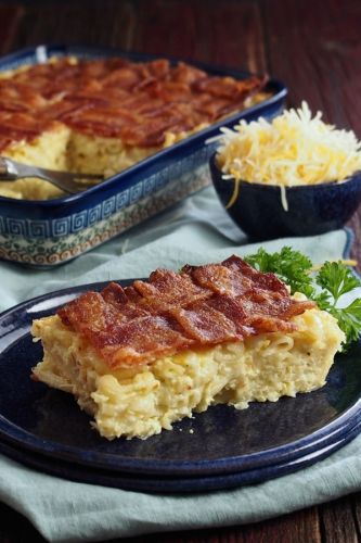 Turn it into Quiche, and Top it with a Bacon Weave